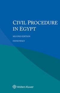 Abbildung von: Civil Procedure in Egypt - Kluwer Law International