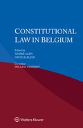 Cover: Constitutional Law in Belgium - Kluwer Law International