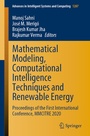 Cover: Mathematical Modeling, Computational Intelligence Techniques and Renewable Energy - Springer
