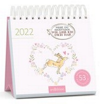 Bild vergrößern Bild: Postkartenkalender Weißt du eigentlich, wie lieb ich dich hab 2022 - arsEdition