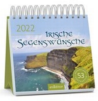 Abbildung von: Postkartenkalender Irische Segenswünsche 2022 - arsEdition