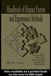 Enlarge image Cover: Handbook of Human Factors and Ergonomics Methods - CRC Press