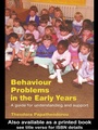 Cover: Behaviour Problems in the Early Years - Routledge