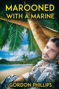 Cover: Marooned with a Marine - JMS Books LLC