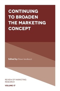 Abbildung von: Continuing to Broaden the Marketing Concept - Emerald Publishing Limited