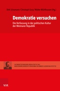 Cover: Demokratie versuchen - Vandenhoeck & Ruprecht