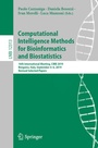 Cover: Computational Intelligence Methods for Bioinformatics and Biostatistics - Springer