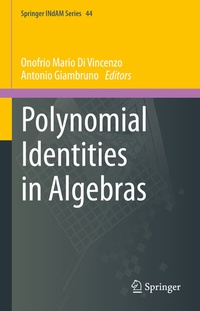 Abbildung von: Polynomial Identities in Algebras - Springer