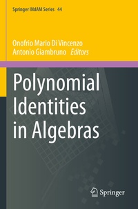 Abbildung von: Polynomial Identities in Algebras - Springer