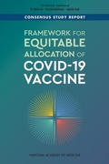 Cover: Framework for Equitable Allocation of COVID-19 Vaccine - National Academies Press