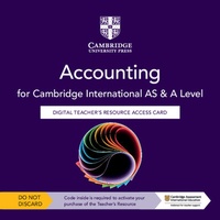Abbildung von: Cambridge International AS & A Level Accounting Digital Teacher's Resource Access Card - Cambridge University Press