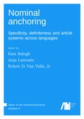 Cover: Nominal anchoring - Freie Universit&auml;t Berlin Universit&auml;tsbibliothek