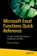Bild: Microsoft Excel Functions Quick Reference - APress