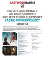 Cover: Create and Update an Unresourced Project using Elecosoft (Asta) Powerproject Version 15.2 - Eastwood Harris Pty Ltd