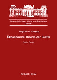 Abbildung von: Ökonomische Theorie der Politik - Kovac, Dr. Verlag