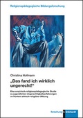 Cover: "Das fand ich wirklich ungerecht!" - Verlag Julius Klinkhardt