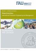 Cover: FEHLER Studienf&uuml;hrer Maschinenbau und IP WS 2020/21 - FAU Uni Erlangen, Maschinenbau