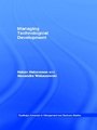 Cover: Managing Technological Development - Routledge