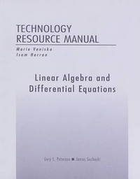 Enlarge image Cover: Technology Resource Manual for Maple, Mathematica and MATLAB for Linear Algebra and Differential Equations - Addison Wesley