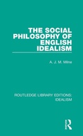 Cover: The Social Philosophy of English Idealism - Routledge