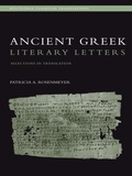 Cover: Ancient Greek Literary Letters - Routledge