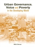 Cover: Urban Governance Voice and Poverty in the Developing World - Routledge