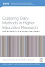 Cover: Exploring Diary Methods in Higher Education Research - Routledge