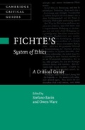 Cover: Fichte's System of Ethics - Cambridge University Press