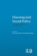 Cover: Housing and Social Policy - Routledge