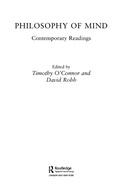 Cover: Philosophy of Mind: Contemporary Readings - Routledge