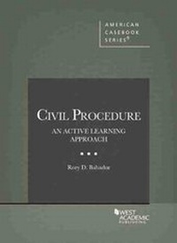 Abbildung von: Civil Procedure, An Active Learning Approach - West Academic Press