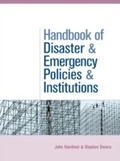 Cover: The Handbook of Disaster and Emergency Policies and Institutions - Routledge
