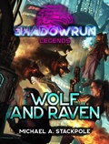 Cover: Shadowrun Legends: Wolf and Raven - Shadowrun Legends
