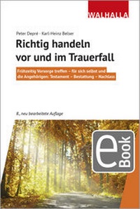 Abbildung von: Richtig handeln vor und im Trauerfall - Walhalla