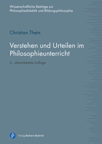 Abbildung von: Verstehen und Urteilen im Philosophieunterricht - Verlag Barbara Budrich