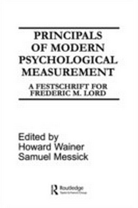 Bild vergrößern Bild: Principals of Modern Psychological Measurement - Routledge