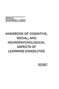 Cover: Handbook of Cognitive, Social, and Neuropsychological Aspects of Learning Disabilities - Routledge