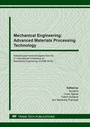 Cover: Mechanical Engineering: Advanced Materials Processing Technology - Trans Tech Publications Ltd