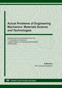 Abbildung von: Actual Problems of Engineering Mechanics: Materials Science and Technologies - Trans Tech Publications Ltd
