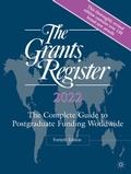 Cover: The Grants Register 2022 - Palgrave Macmillan