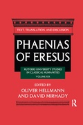 Cover: Phaenias of Eresus - Routledge
