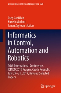 Enlarge image Cover: Informatics in Control, Automation and Robotics - Springer