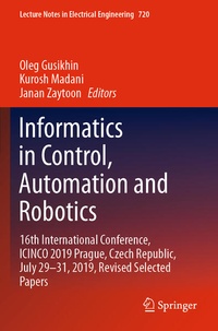 Enlarge image Cover: Informatics in Control, Automation and Robotics - Springer