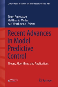 Enlarge image Cover: Recent Advances in Model Predictive Control - Springer
