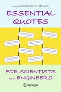 Cover: Essential Quotes for Scientists and Engineers - Springer