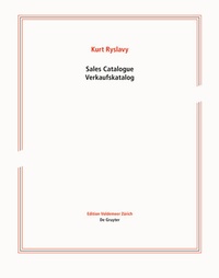 Abbildung von: Sales Catalogue / Verkaufskatalog - De Gruyter