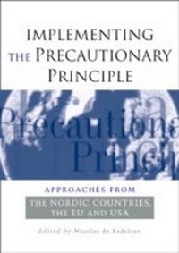 Abbildung von: Implementing the Precautionary Principle - Routledge
