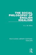 Cover: The Social Philosophy of English Idealism - Routledge