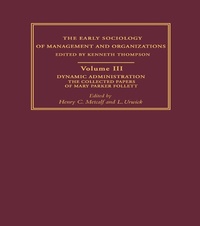 Enlarge image Cover: Dynamic Administration - Routledge