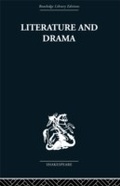 Cover: Literature and Drama - Routledge